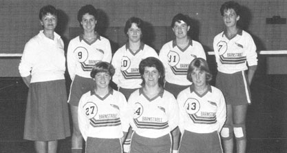 1985 BHS Varsity Volleyball Team