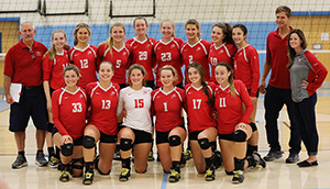 Medfield Tournament Barnstable Volleyball Team First Place